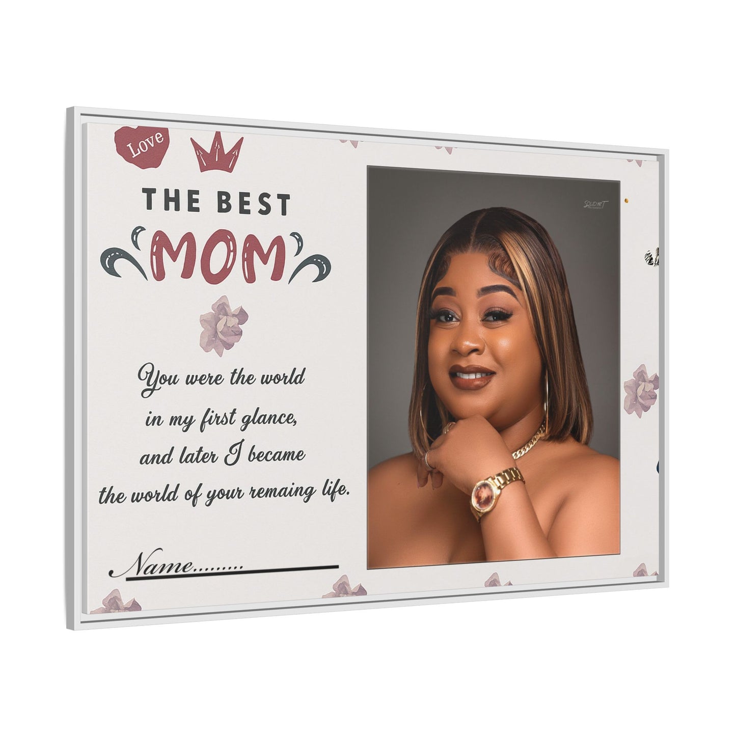Personalized Mother's Day Framed Print, Gift for Mom, Custom Wall Art, Unique Home Décor, Family Keepsake