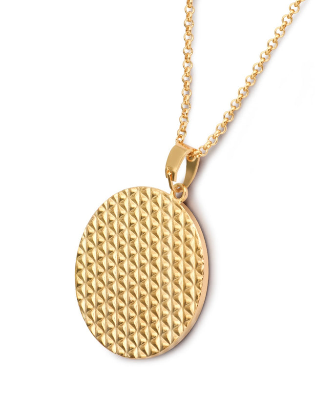 Rhinestone-Embellished Necklace(Partial Printing)