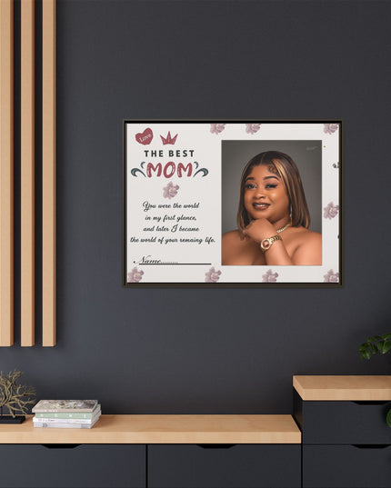 Personalized Mother's Day Framed Print, Gift for Mom, Custom Wall Art, Unique Home Décor, Family Keepsake