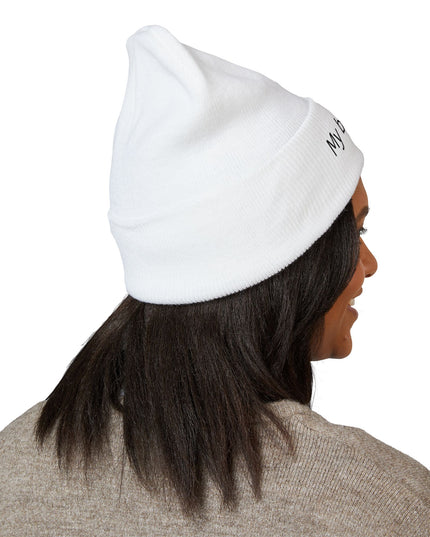 Birthday Embroidered Beanie, Classic Cuffed Hat, Personalized Winter Hat, Gift for Him/Her, Cozy Accessory for Celebrations