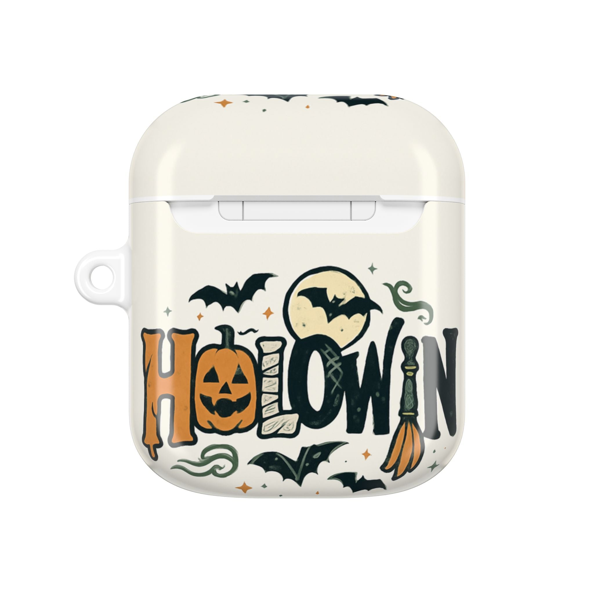 Halloween AirPod Case, Spooky Earbud Cover, Fall Accessory, Pumpkin Decor, Witch Craft Gift, Trick or Treat Storage