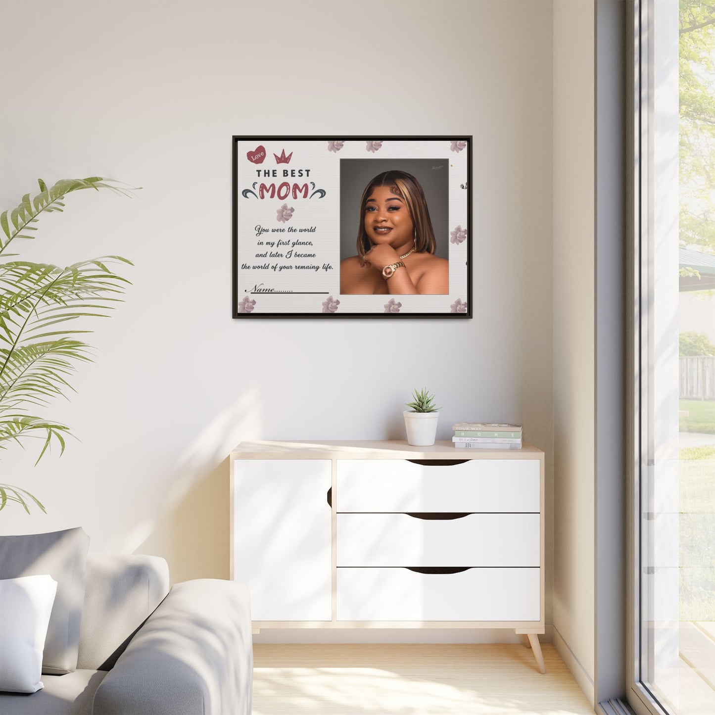 Personalized Mother's Day Framed Print, Gift for Mom, Custom Wall Art, Unique Home Décor, Family Keepsake