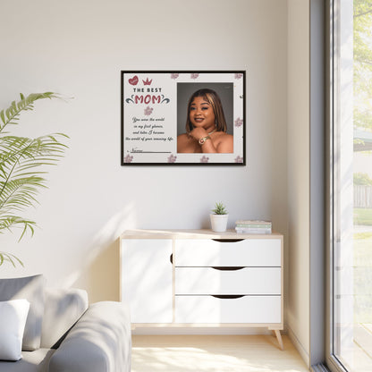 Personalized Mother's Day Framed Print, Gift for Mom, Custom Wall Art, Unique Home Décor, Family Keepsake