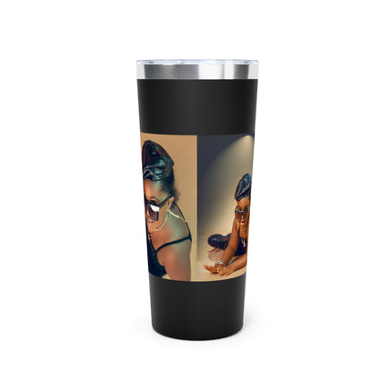 Chic Copper Tumbler with Stylish Artwork, Insulated Travel Cup, Reusable Coffee Mug, Unique Gift for Mom, Black Girl Magic, Perfect [...]