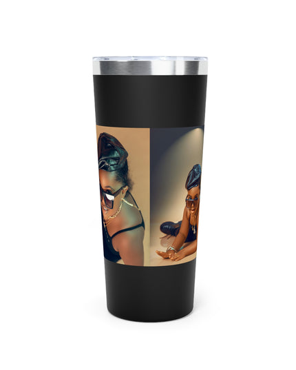 Chic Copper Tumbler with Stylish Artwork, Insulated Travel Cup, Reusable Coffee Mug, Unique Gift for Mom, Black Girl Magic, Perfect [...]