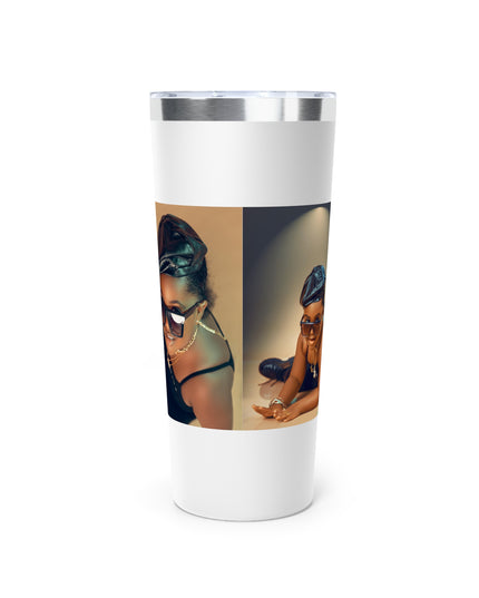 Chic Copper Tumbler with Stylish Artwork, Insulated Travel Cup, Reusable Coffee Mug, Unique Gift for Mom, Black Girl Magic, Perfect [...]