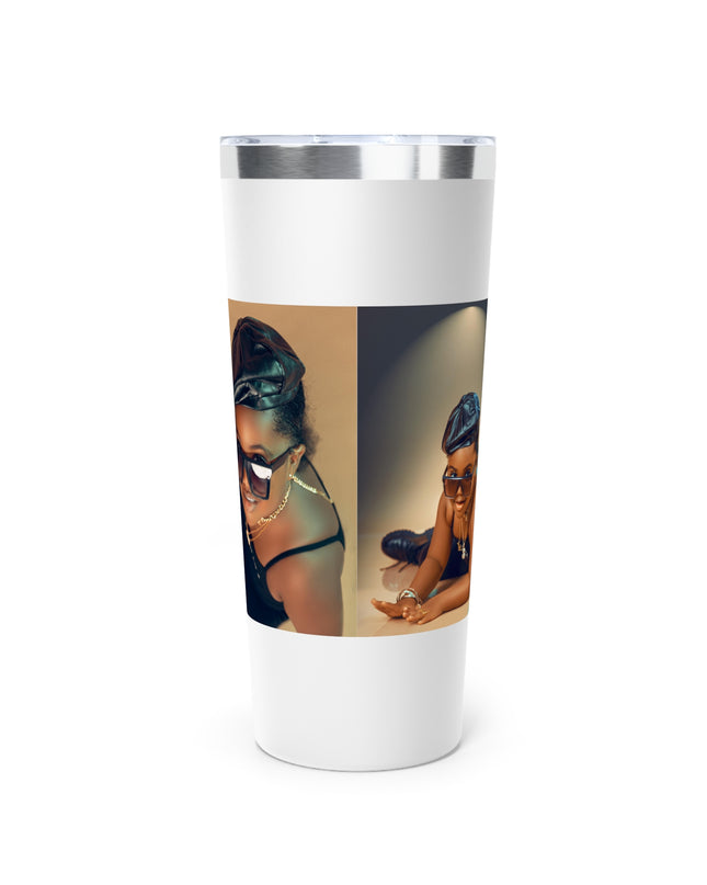 Chic Copper Tumbler with Stylish Artwork, Insulated Travel Cup, Reusable Coffee Mug, Unique Gift for Mom, Black Girl Magic, Perfect [...]