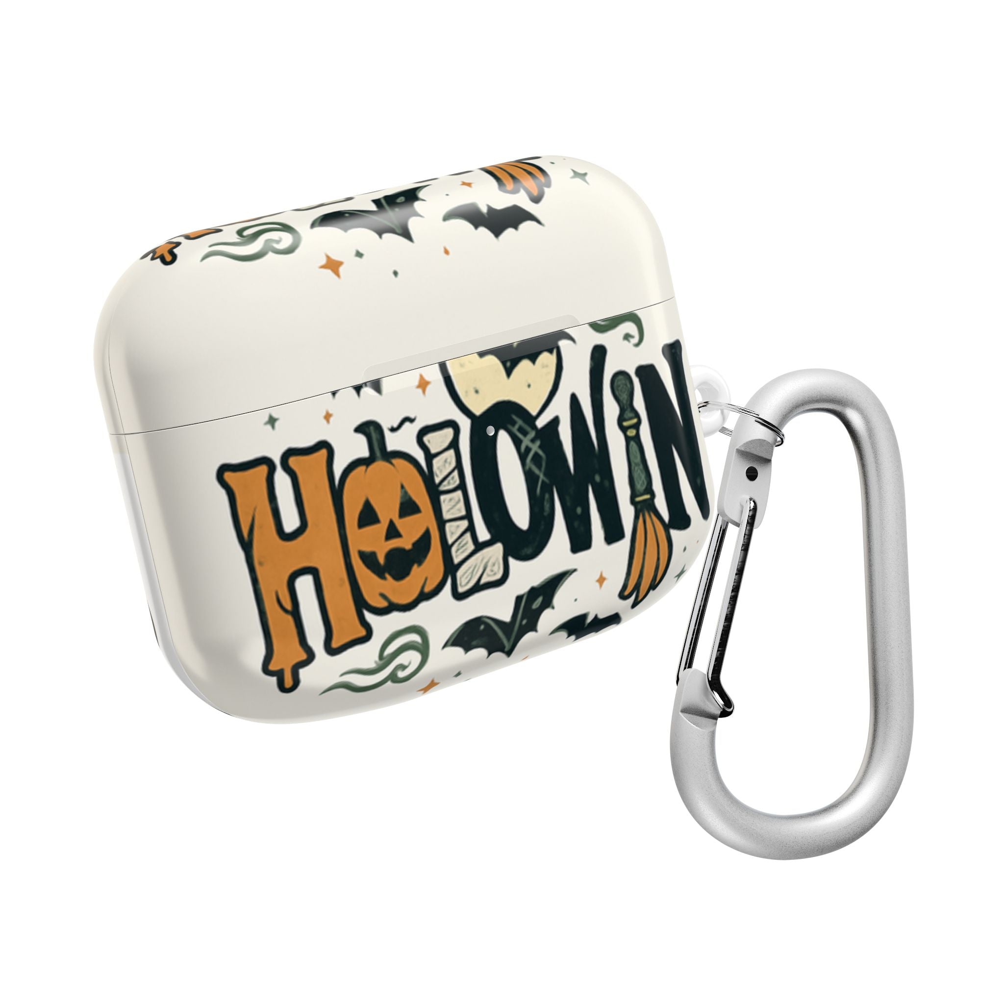 Halloween AirPod Case, Spooky Earbud Cover, Fall Accessory, Pumpkin Decor, Witch Craft Gift, Trick or Treat Storage