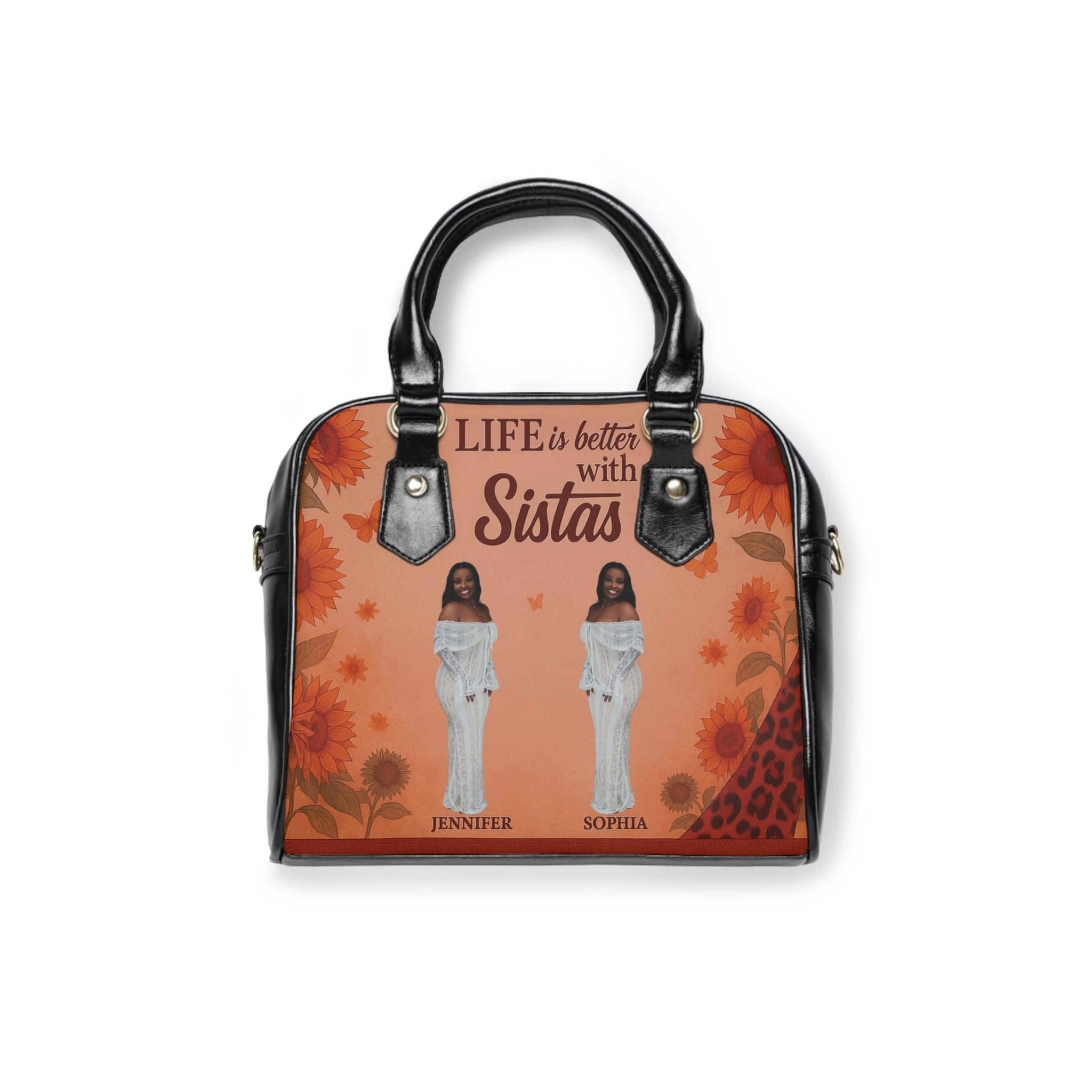 Vibrant Sisterhood Shoulder Handbag, Stylish Tote, Gifts for Friends