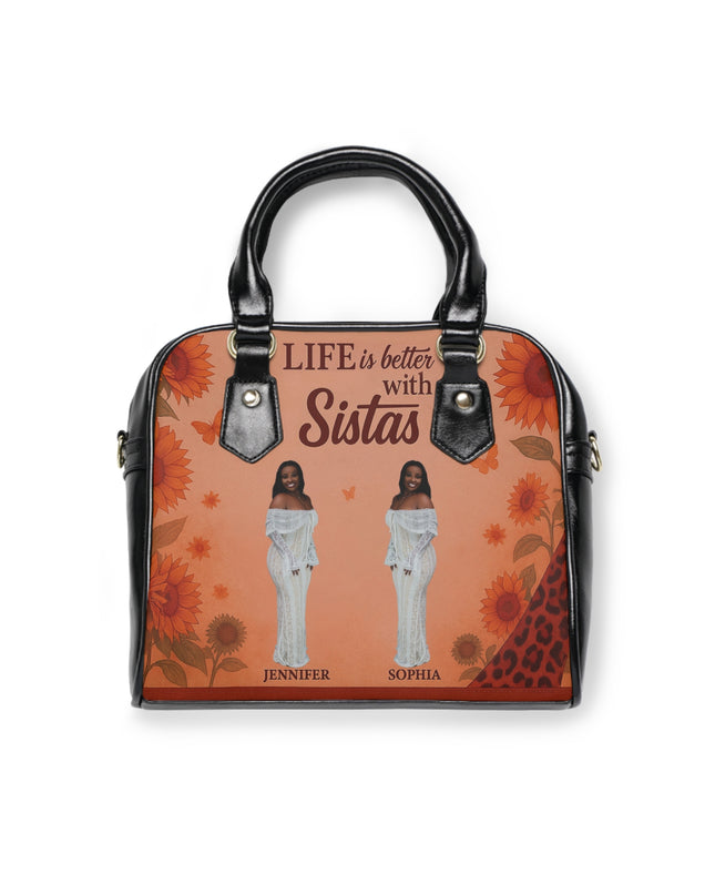 Vibrant Sisterhood Shoulder Handbag, Stylish Tote, Gifts for Friends