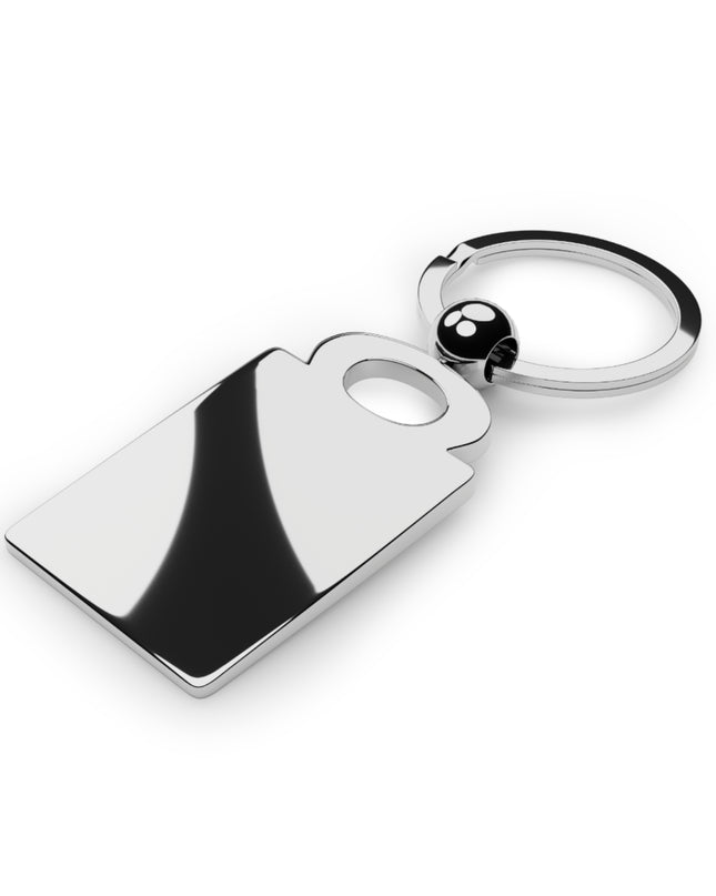 Personalized Rectangle Photo Keyring, Custom Photo Keychain, Memory Key Tag, Gift for Mom, Baby Keepsake.