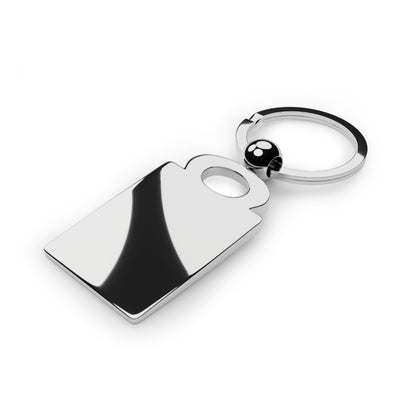 Personalized Rectangle Photo Keyring, Custom Photo Keychain, Memory Key Tag, Gift for Mom, Baby Keepsake.