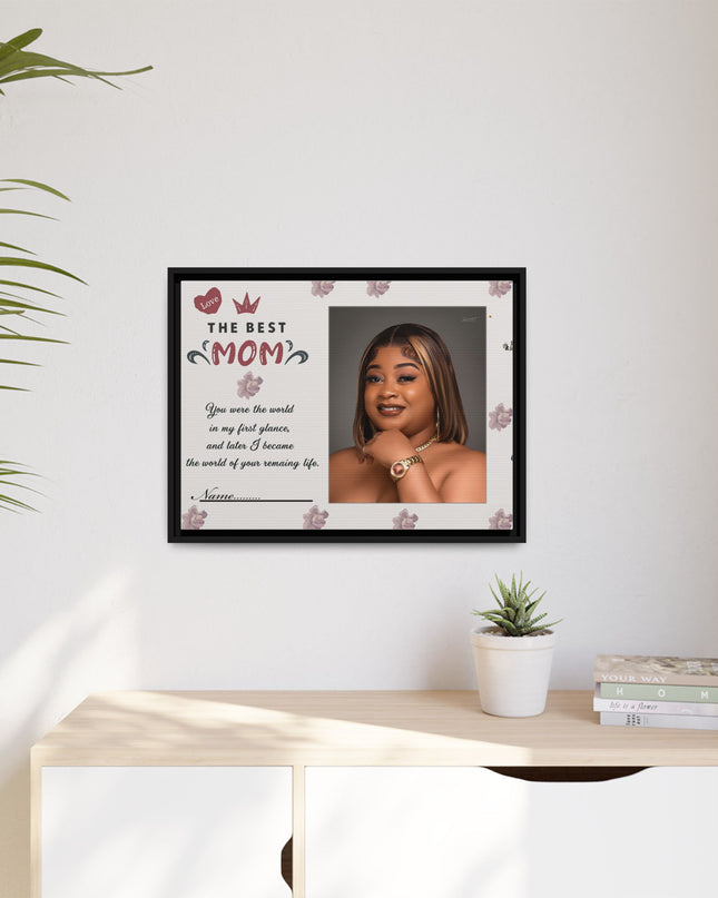 Personalized Mother's Day Framed Print, Gift for Mom, Custom Wall Art, Unique Home Décor, Family Keepsake