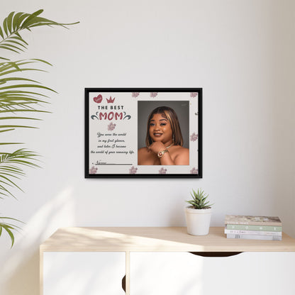 Personalized Mother's Day Framed Print, Gift for Mom, Custom Wall Art, Unique Home Décor, Family Keepsake