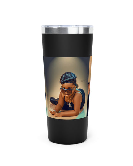 Chic Copper Tumbler with Stylish Artwork, Insulated Travel Cup, Reusable Coffee Mug, Unique Gift for Mom, Black Girl Magic, Perfect [...]