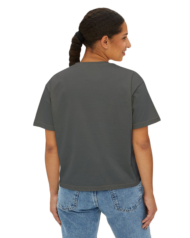 Cute Alien Graphic Women's Boxy Tee, Casual T-Shirt for Fun Vibes