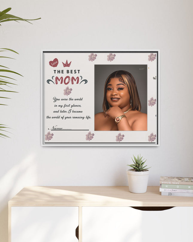 Personalized Mother's Day Framed Print, Gift for Mom, Custom Wall Art, Unique Home Décor, Family Keepsake