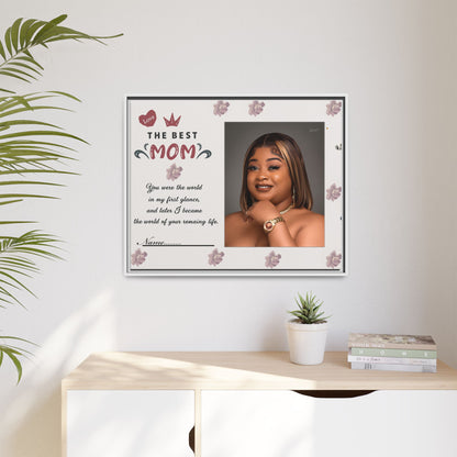 Personalized Mother's Day Framed Print, Gift for Mom, Custom Wall Art, Unique Home Décor, Family Keepsake