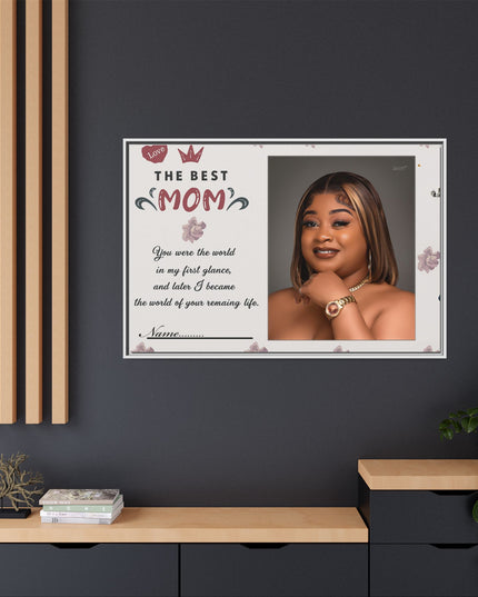 Personalized Mother's Day Framed Print, Gift for Mom, Custom Wall Art, Unique Home Décor, Family Keepsake