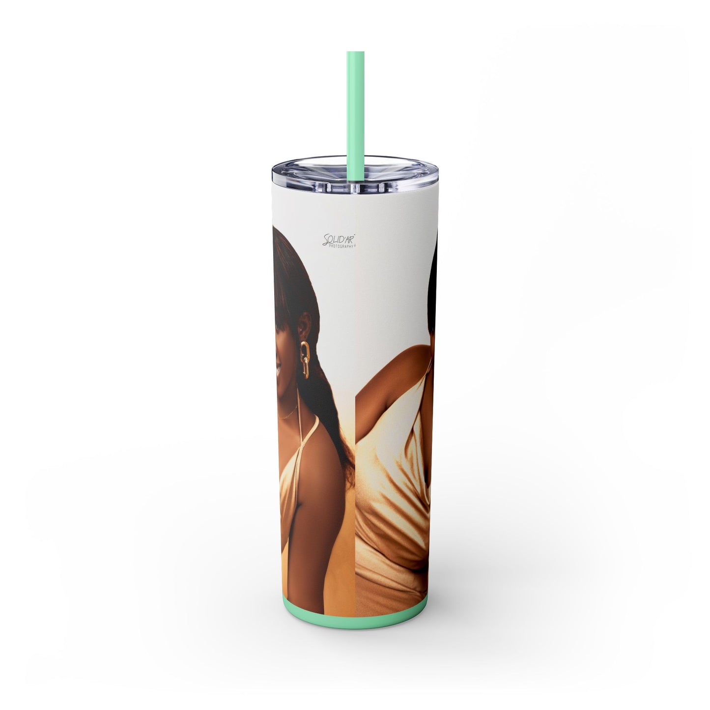 Chic Skinny Tumbler with Straw, 20oz | Stylish Drinkware for Every Occasion, Perfect Gift for Friends, Summer Vibes, Home & Office Decor