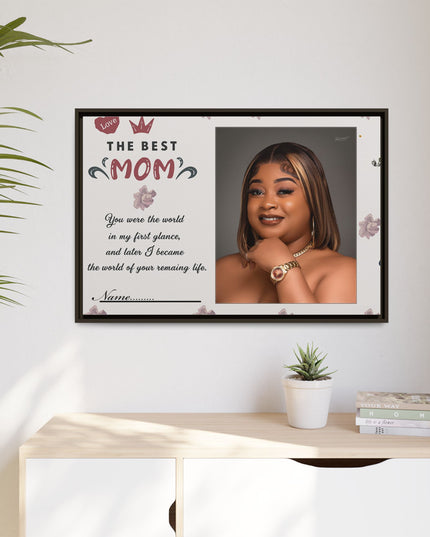 Personalized Mother's Day Framed Print, Gift for Mom, Custom Wall Art, Unique Home Décor, Family Keepsake