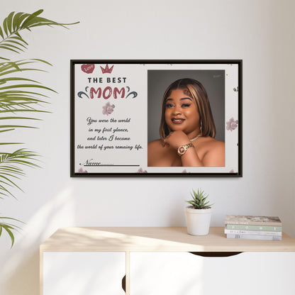 Personalized Mother's Day Framed Print, Gift for Mom, Custom Wall Art, Unique Home Décor, Family Keepsake