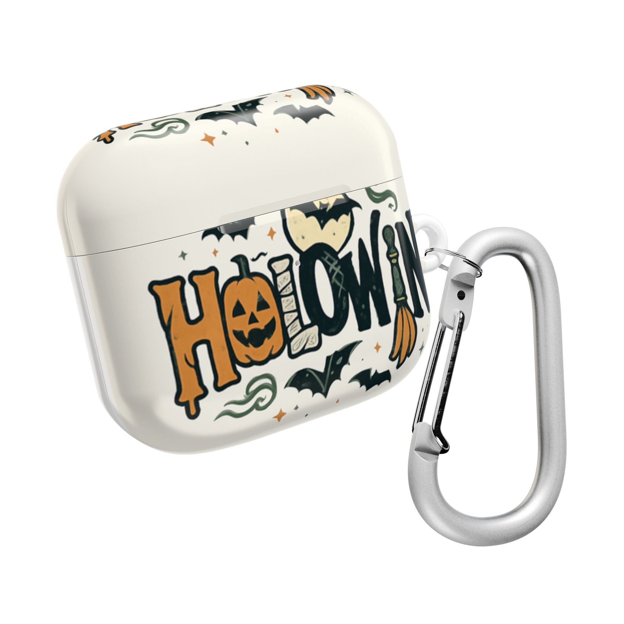 Halloween AirPod Case, Spooky Earbud Cover, Fall Accessory, Pumpkin Decor, Witch Craft Gift, Trick or Treat Storage