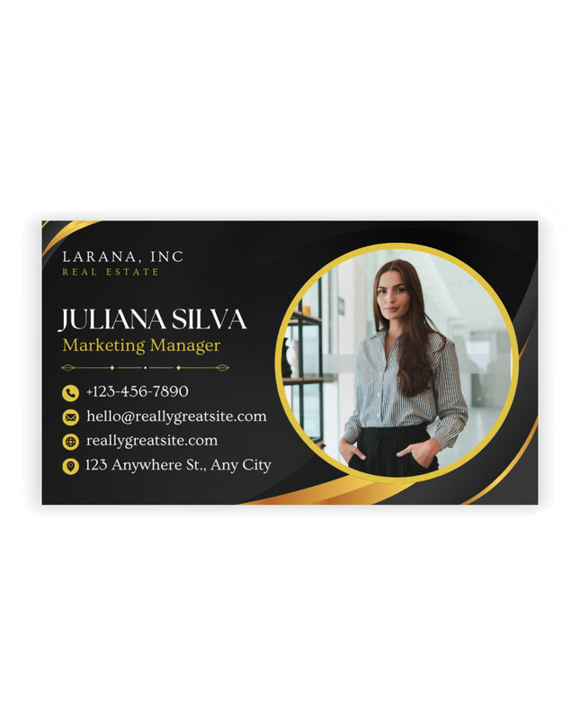 Elegant Business Cards for Professionals | Customizable (just upload your cart design and we will print it for you)