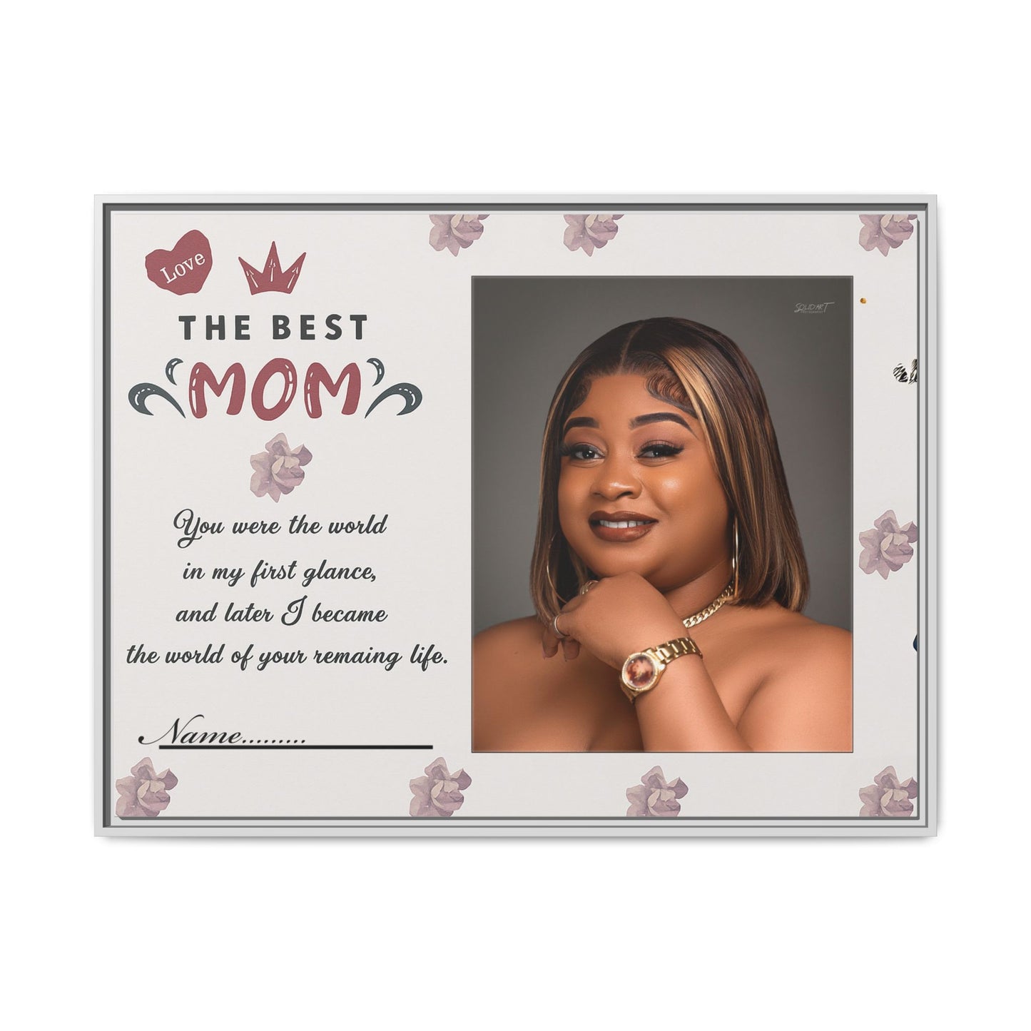 Personalized Mother's Day Framed Print, Gift for Mom, Custom Wall Art, Unique Home Décor, Family Keepsake