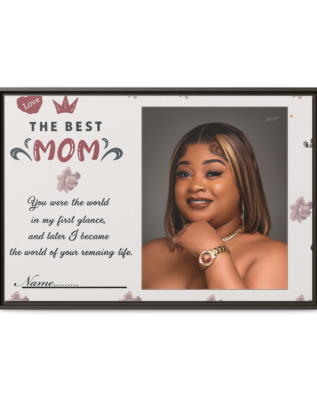 Personalized Mother's Day Framed Print, Gift for Mom, Custom Wall Art, Unique Home Décor, Family Keepsake