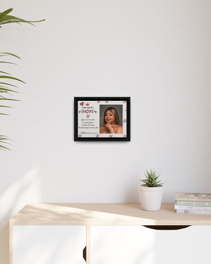 Personalized Mother's Day Framed Print, Gift for Mom, Custom Wall Art, Unique Home Décor, Family Keepsake