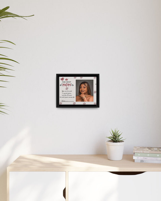 Personalized Mother's Day Framed Print, Gift for Mom, Custom Wall Art, Unique Home Décor, Family Keepsake