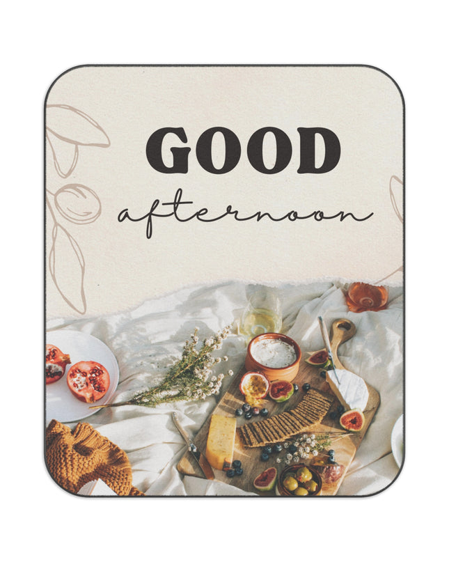 Good Afternoon Picnic Blanket, Outdoor Blanket, Camping Blanket, Summer Blanket, Gift for Friends, Cozy Blanket