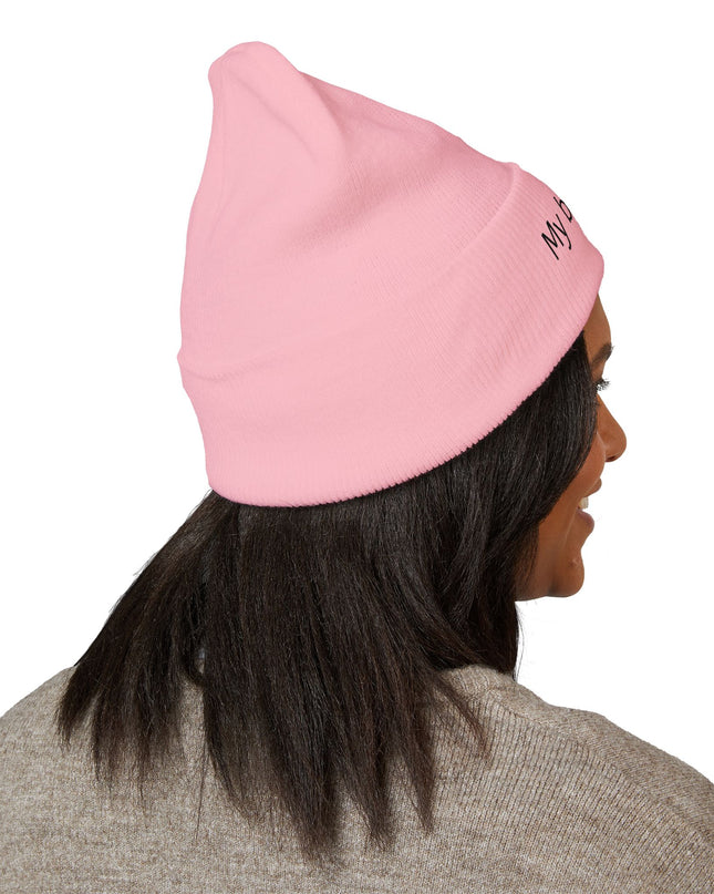 Birthday Embroidered Beanie, Classic Cuffed Hat, Personalized Winter Hat, Gift for Him/Her, Cozy Accessory for Celebrations