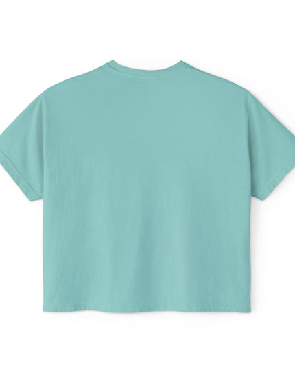 Cute Alien Graphic Women's Boxy Tee, Casual T-Shirt for Fun Vibes