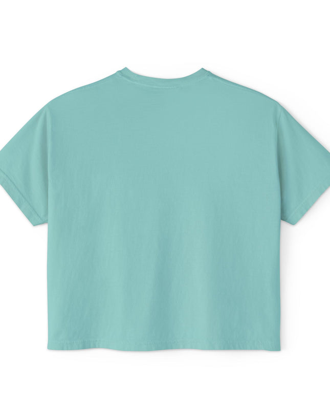 Cute Alien Graphic Women's Boxy Tee, Casual T-Shirt for Fun Vibes