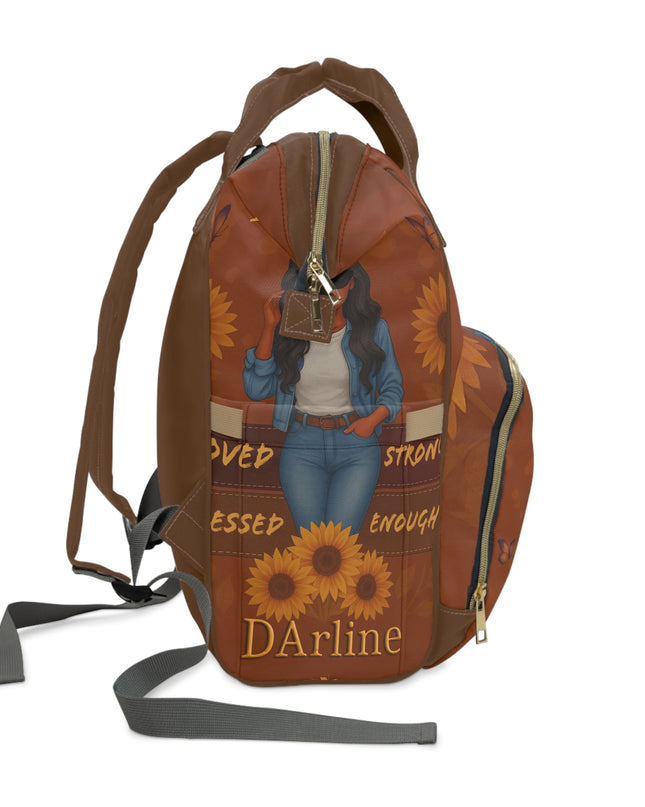 Stylish Multifunctional Diaper Backpack for Moms, Perfect for Baby Showers, Travel