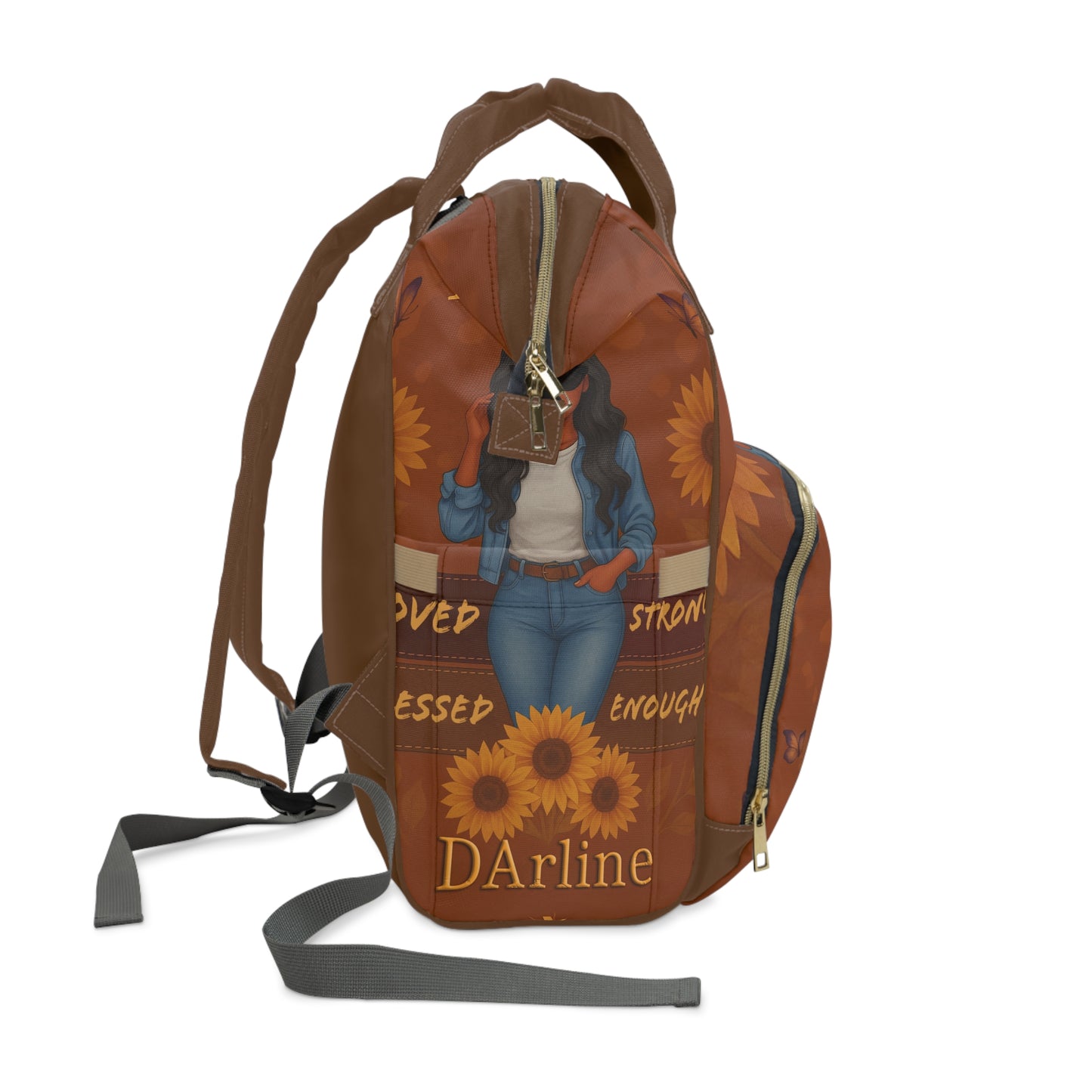 Stylish Multifunctional Diaper Backpack for Moms, Perfect for Baby Showers, Travel