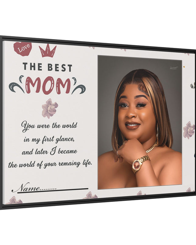 Personalized Mother's Day Framed Print, Gift for Mom, Custom Wall Art, Unique Home Décor, Family Keepsake
