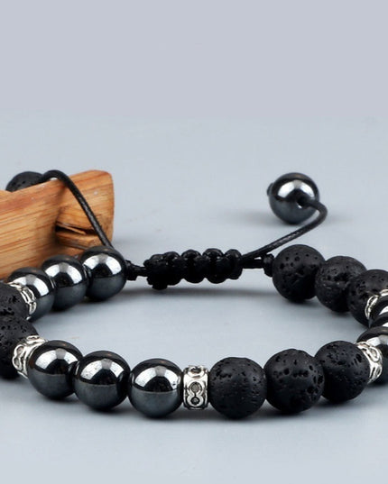 Haematite Yoga Bracelet Couple Woven Hand Strap