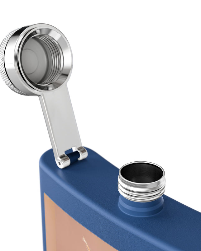 Chic Stainless Steel Flask, 6oz | Stylish Drinkware, Perfect for Parties, Gifts, Weddings, Hip Flasks, Travel