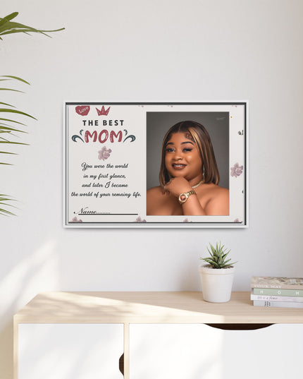 Personalized Mother's Day Framed Print, Gift for Mom, Custom Wall Art, Unique Home Décor, Family Keepsake