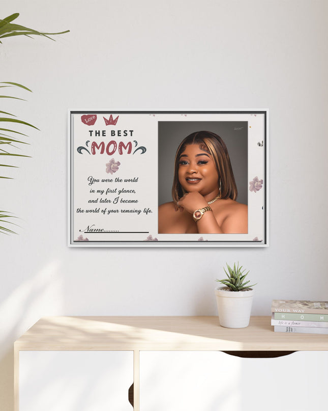 Personalized Mother's Day Framed Print, Gift for Mom, Custom Wall Art, Unique Home Décor, Family Keepsake