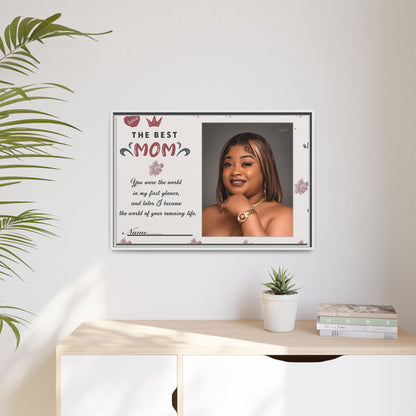 Personalized Mother's Day Framed Print, Gift for Mom, Custom Wall Art, Unique Home Décor, Family Keepsake