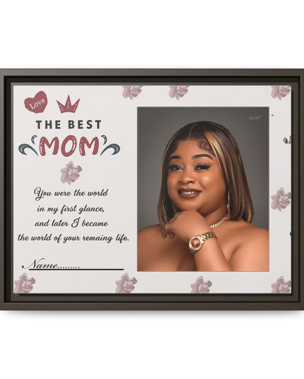 Personalized Mother's Day Framed Print, Gift for Mom, Custom Wall Art, Unique Home Décor, Family Keepsake