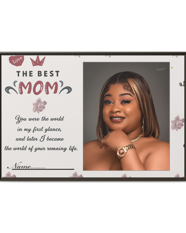 Personalized Mother's Day Framed Print, Gift for Mom, Custom Wall Art, Unique Home Décor, Family Keepsake