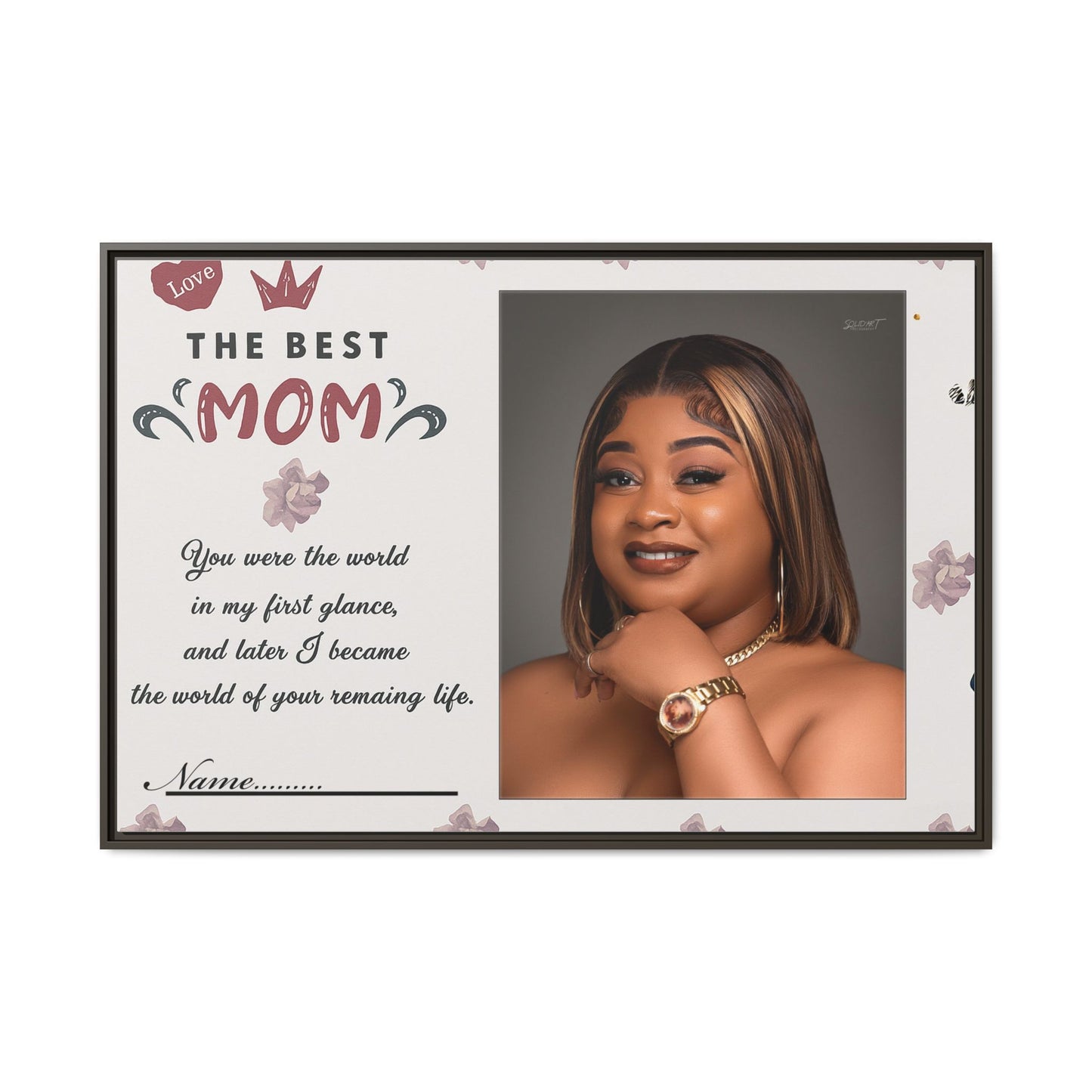 Personalized Mother's Day Framed Print, Gift for Mom, Custom Wall Art, Unique Home Décor, Family Keepsake