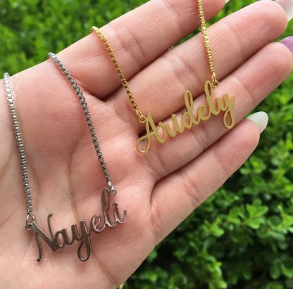 Personalized Stainless Steel Name Necklace for Men/Women