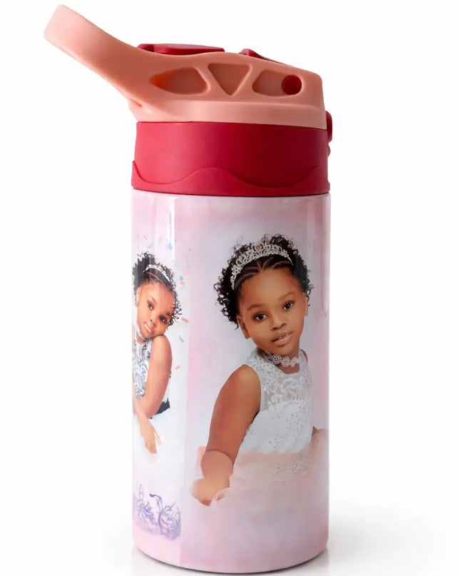12 oz Sublimation Tumbler Stainless Steel  for kids Thermos Water Bottles for School,Milk, Juice, Drinks