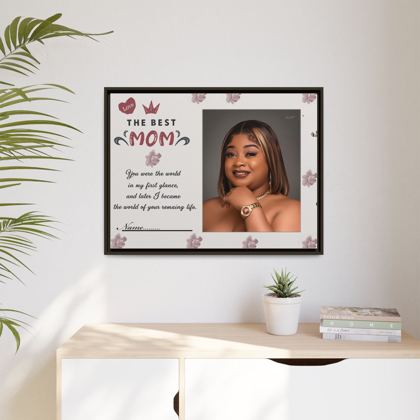 Personalized Mother's Day Framed Print, Gift for Mom, Custom Wall Art, Unique Home Décor, Family Keepsake